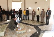 گزارش تصویری مراسم غبارروبي گلزار شهداي گمنام در روز دانشجو